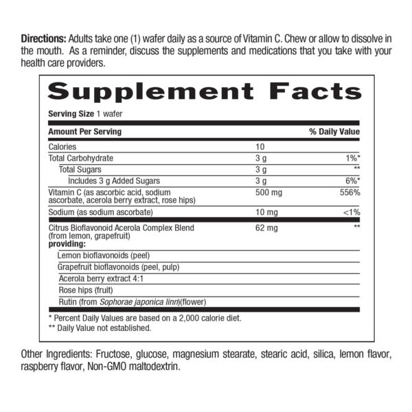 Suplemento natural vitamina C Country Life acerola