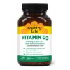 Country Life vitamina d3 5000 iu botella frontal