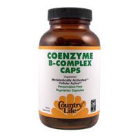 Country Life vitaminas complejo B coenzimas 60 cápsulas vegetales