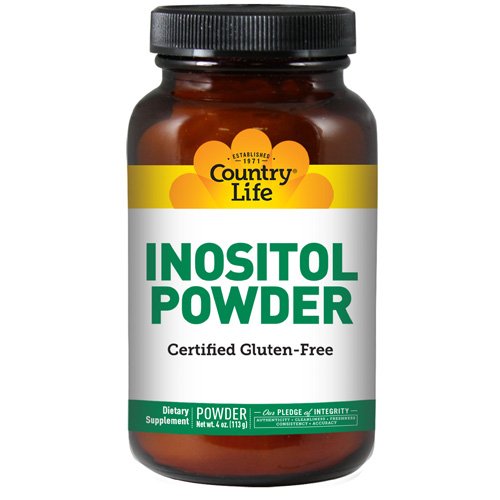 Country Life Vitamins cristales de inositol polvo 4 onzas