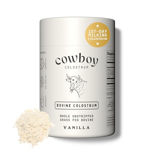Frente de envase Cowboy Colostrum Powder