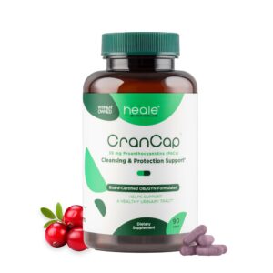 CranCap cápsulas de arándano para salud urinaria paquete de 90