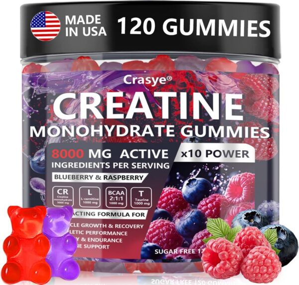 Frente de Crasye Creatine Gomitas