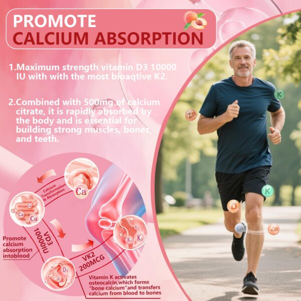 Frente del empaque Crasye gominas D3 K2