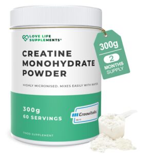 Frente del envase Creapure Creatine Monohydrate 300 g