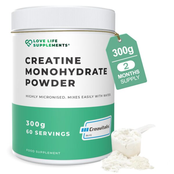 Frente del envase Creapure Creatine Monohydrate 300 g