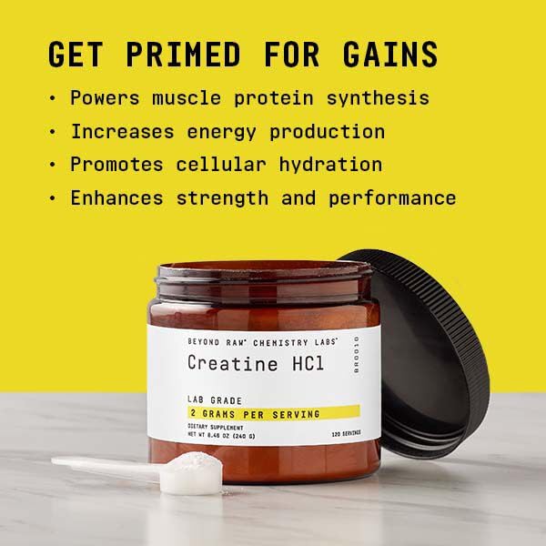 Creatina Beyond Raw mejora rendimiento muscular