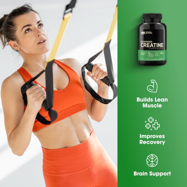 Cápsulas de creatina monohidratada