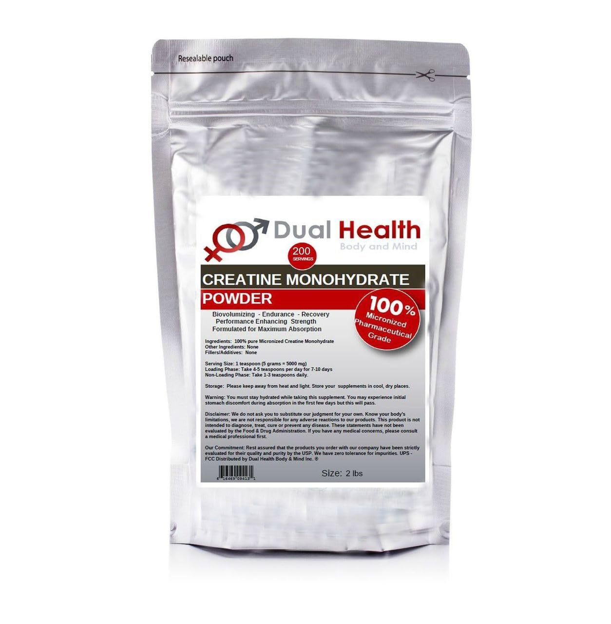 Dual Health Body & Mind Creatine Monohydrate
