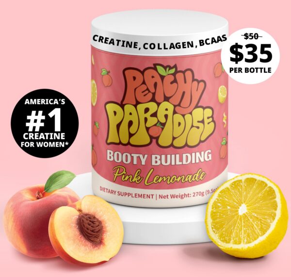 Frasco de polvo de creatina monohidrato pink lemonade