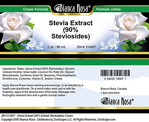 Crema natural Bianca Rosa extracto stevia