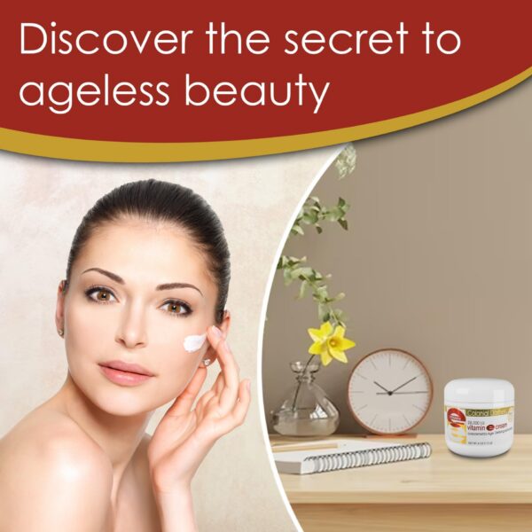 Crema concentrada de vitamina E para líneas finas y piel seca