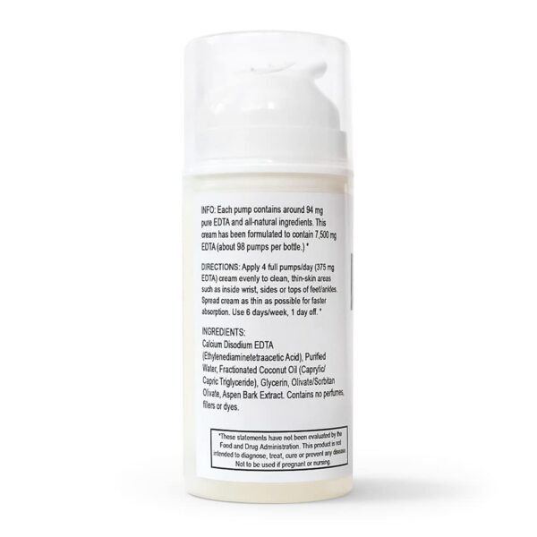 Crema EZDtox con aceites naturales para detoxificación segura