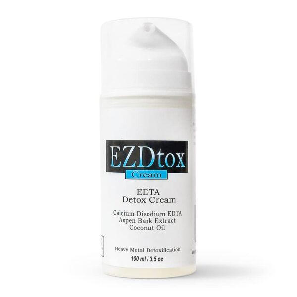 Crema EZDtox detox metales pesados EDTA tubo 3.5 oz
