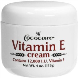 Crema Coco Vit E 12000iu hidratante nutritiva para piel suave