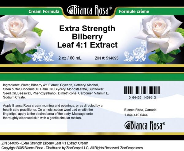 Crema Hoja Arándano Bianca Rosa presentación paquete de 3