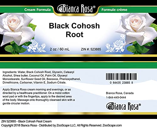 Version 1.0.0 Caja y frascos crema raíz de Cohosh negro Bianca Rosa