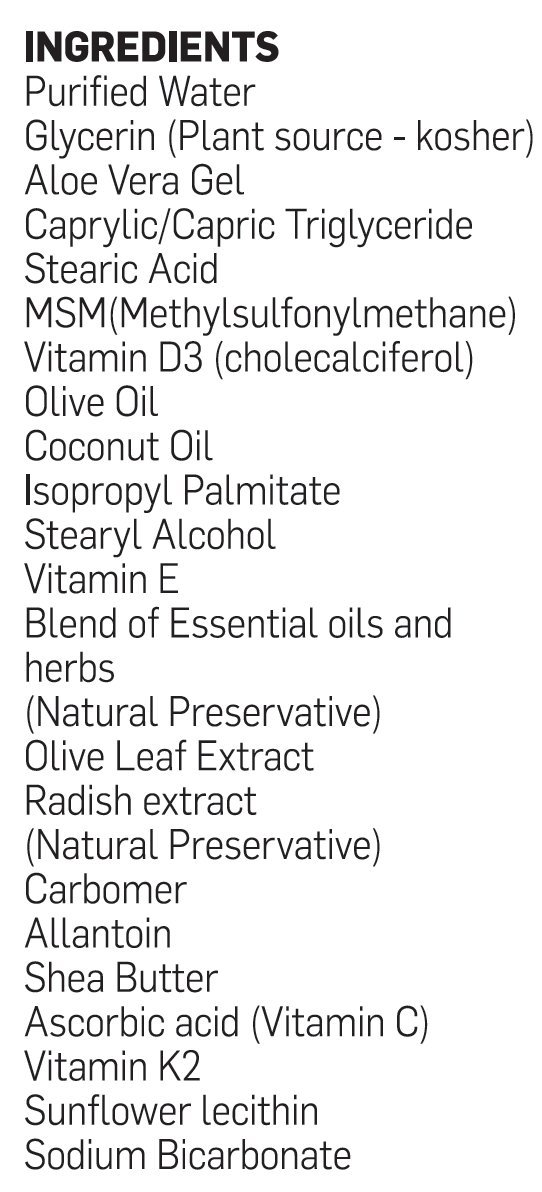 Crema natural biolabs pro vitamina d3 con vitamina c y k2