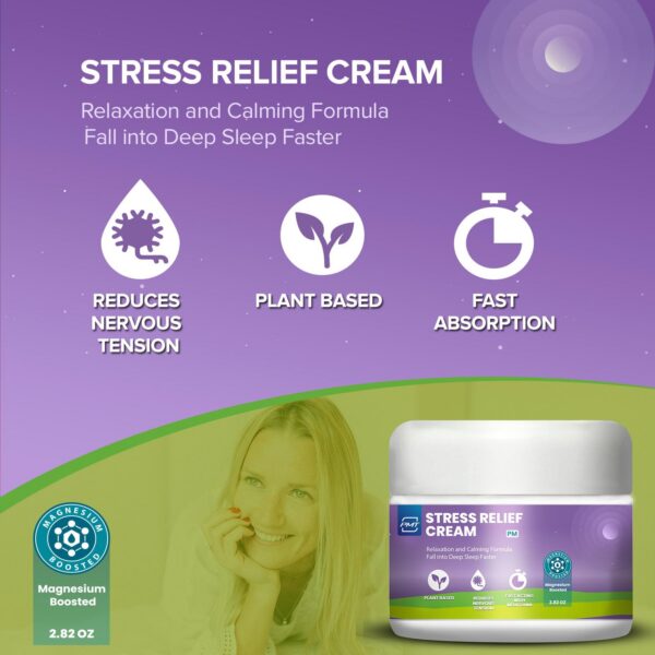 Crema PMT con magnesio y melatonina para estrés y sueño
