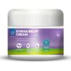 Crema relajante PMT envase frontal para alivio de estrés