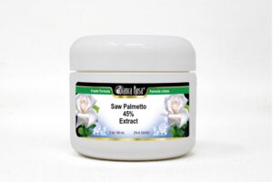 Crema de Saw Palmetto 45% marca Bianca Rosa frasco 2 oz