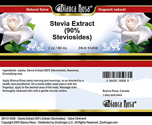 Detalle ungüento stevia Bianca Rosa textura cremosa