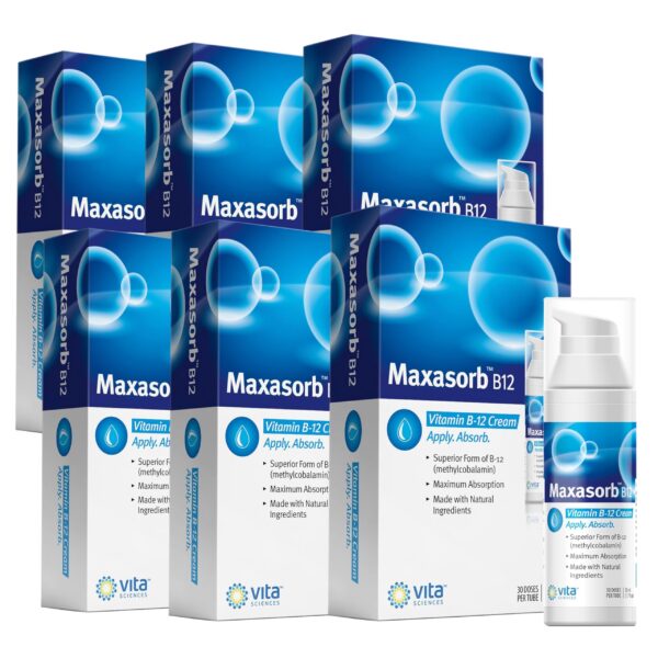 Version 1.0.0 Crema vitamina b12 maxasorb pack 6 vita sciences energía y piel
