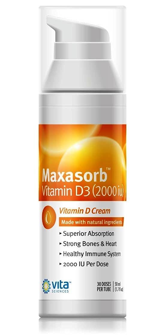 Crema Vitamina D3 sin parabenos para piel sensible, Vita Sciences