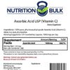 Cristales vitamina c ascorbico nutrition bulk polvo sin rellenos