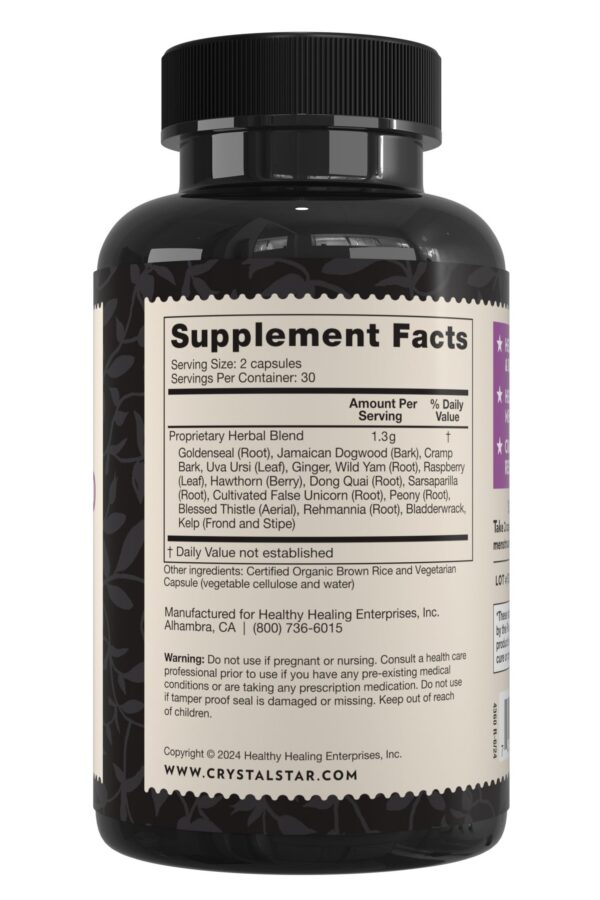 Crystal Star etiqueta frontal