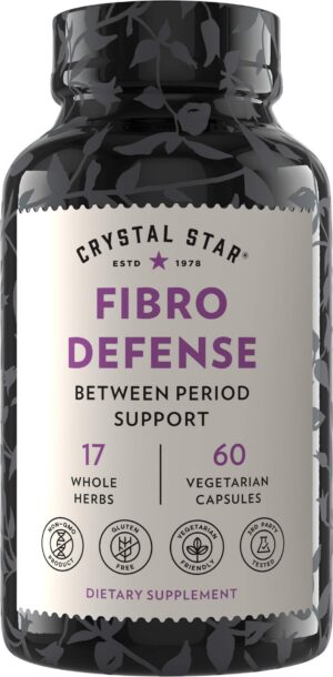 Version 1.0.0 Crystal Star Fibro Defense cápsulas para salud mamaria y uterina