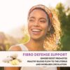 Version 1.0.0 Etiqueta frontal de Fibro Defense