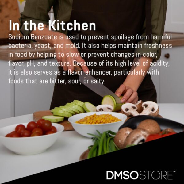 Version 1.0.0 Benzoato de sodio en polvo para proyectos diy