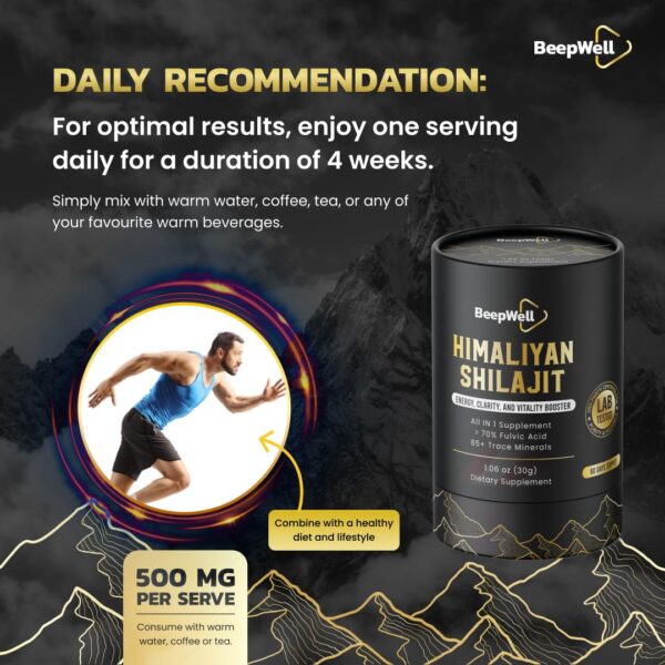 Version 1.0.0 Cuchara de medida dorada para Shilajit resina