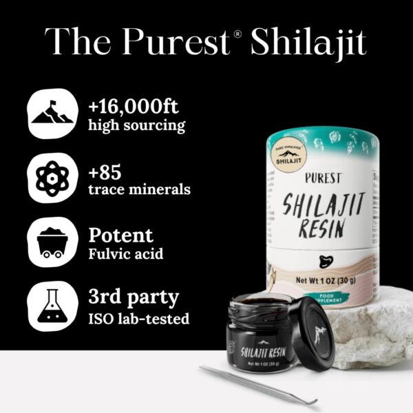 Cuchara para medir resina shilajit Himalayo puro