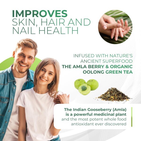 Sabor clásico de té en suplemento polvo amla concentrado