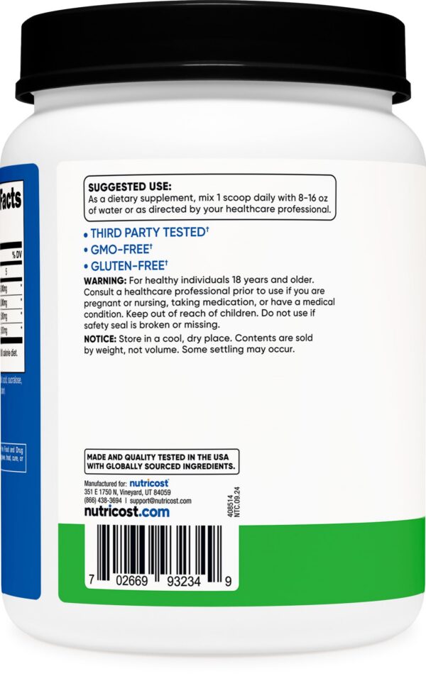 Cucharada incluida para medir porciones