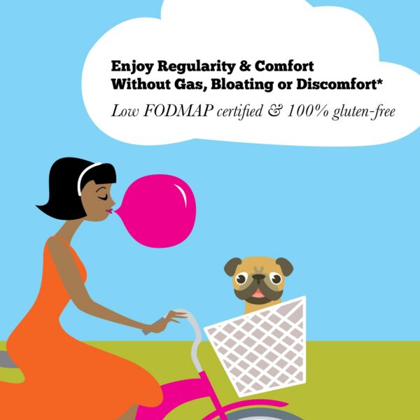 Cucharada con polvo Regular Girl para salud digestiva femenina