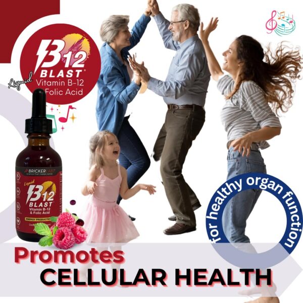 Version 1.0.0 Cuentagotas b12 blast líquido vitamina b12 y ácido fólico frambuesa