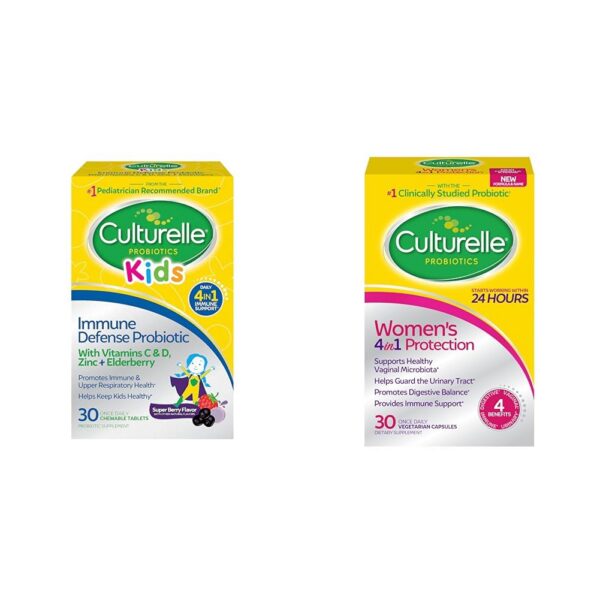 Culturelle defensa inmune probiótico niños y mujeres botella
