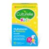 Etiqueta lateral del paquete Culturelle Kids Complete Multivitamin + Probiotic