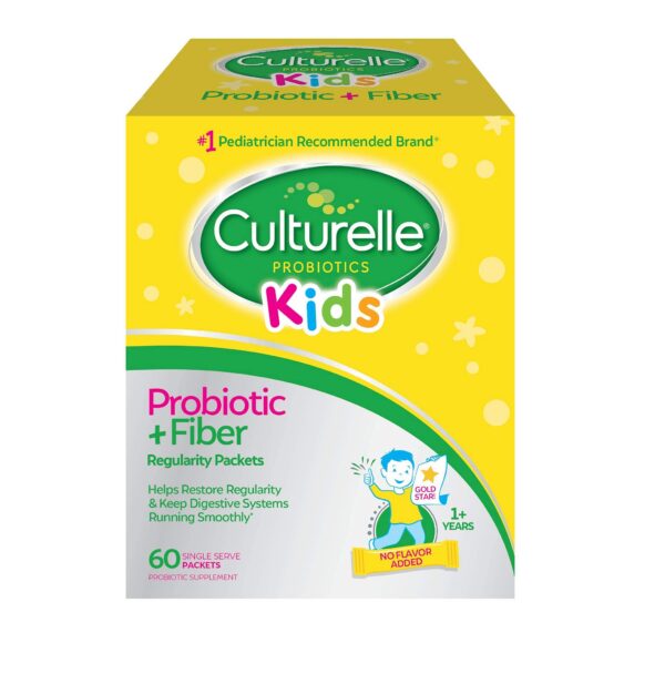 Culturelle Kids probiótico y fibra 60 sobres para niños