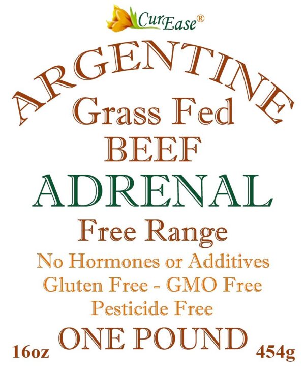 Envase de CurEase adrenal res argentino