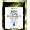 Polvo de trans-resveratrol CurEase en frasco