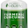 Version 1.0.0 Frasco de cápsulas de cúrcuma 700mg con pimienta negra Purely Holistic