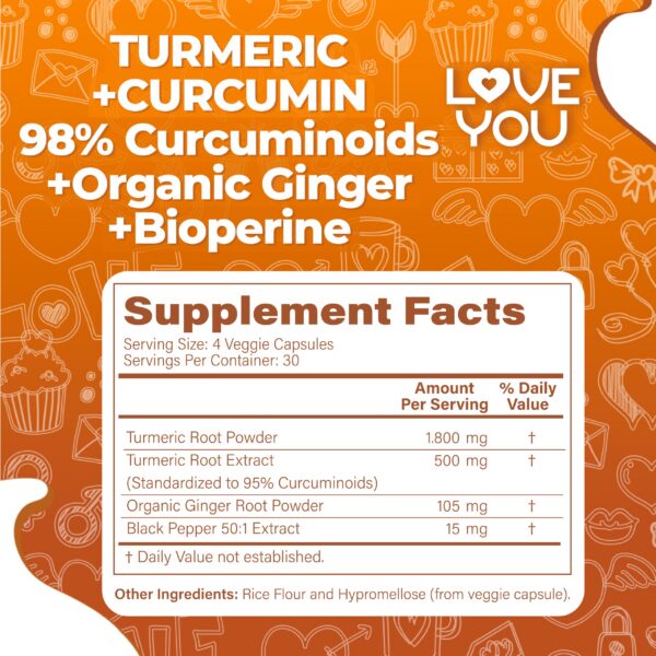 Cúrcuma en cápsulas vegetales para salud articular