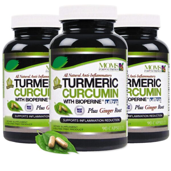 Cúrcuma Curcumina con pimienta negra 1650mg Moms For Nutrition