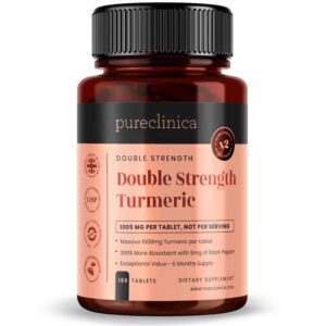 Version 1.0.0 Frasco de cúrcuma doble fuerza 1000 mg 180 tabletas