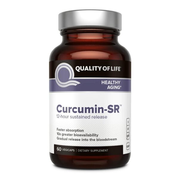 Curcumina-SR Quality of Life frasco 60 cápsulas vegetales