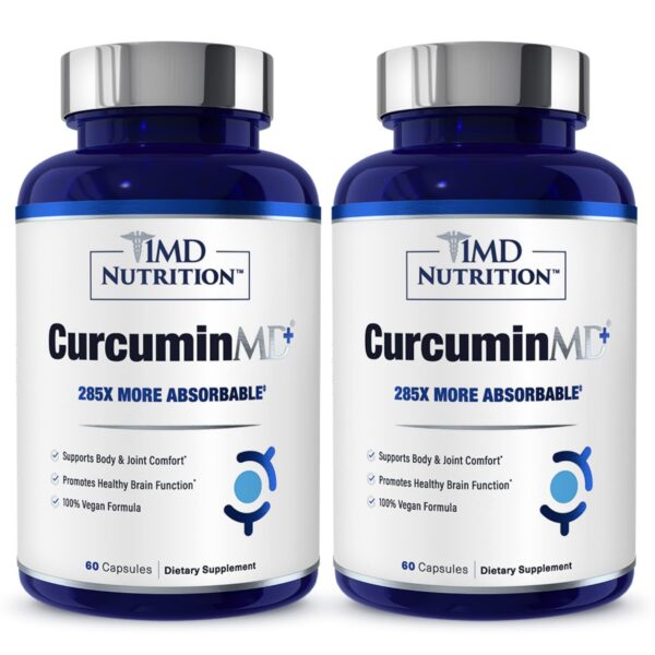 CurcuminMD Plus 1MD Nutrition paquete de suplemento
